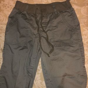 army green joggers